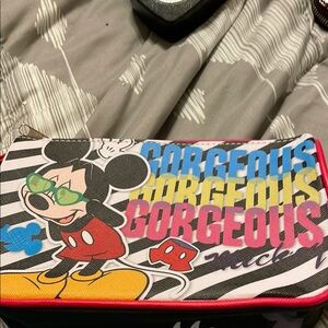 Mickey Mouse Colorful Graphic Wristlet